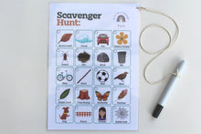 Load image into Gallery viewer, Kids Outdoor Scavenger Hunt